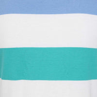 Colourful Lazy Jacks Womens LJ97M Multi Striped Breton Top Detail