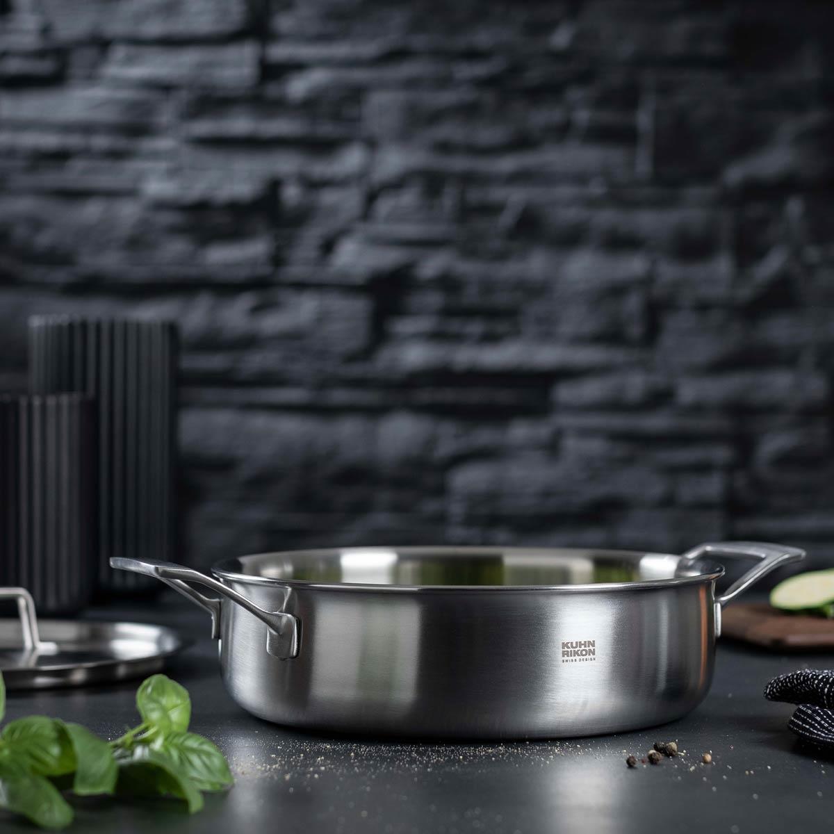 Kuhn Rikon Culinary Fiveply Serving Pan With Lid