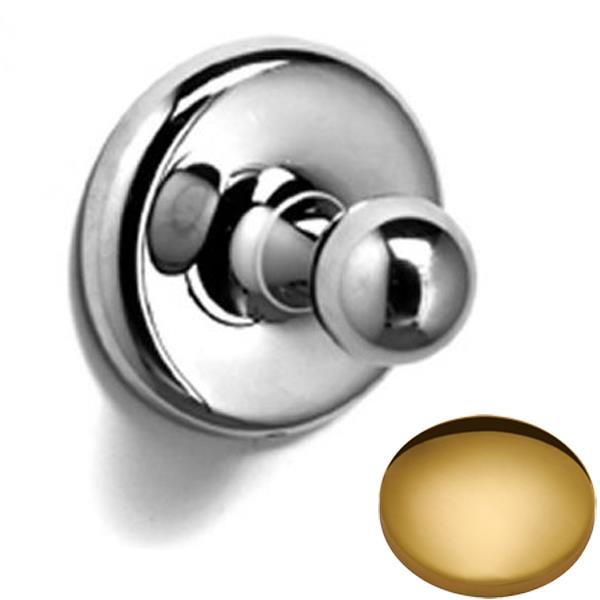 Polished Brass Samuel Heath Novis Robe Ball Hook N1032