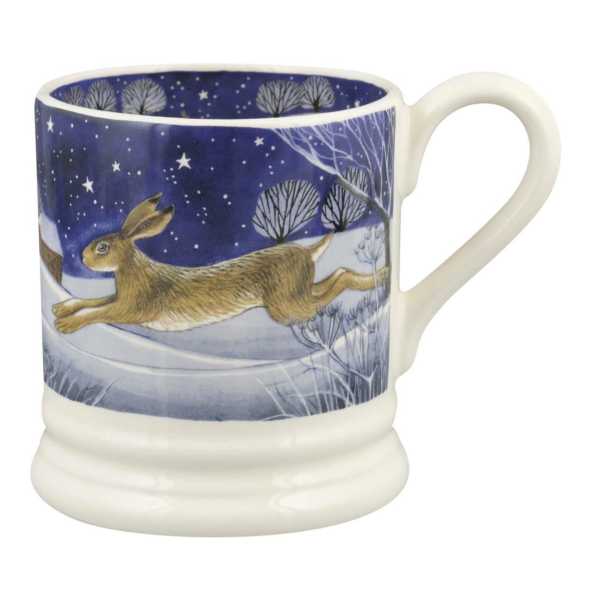 Emma Bridgewater Midnight Hare 1/2 Pint Mug