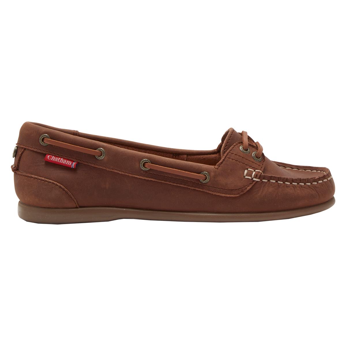 Tan Chatham Womens Payar Deck Shoe Side