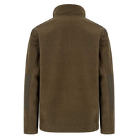 Hoggs Of Fife Mens Green King II 1/4 Zip Bonded Fleece