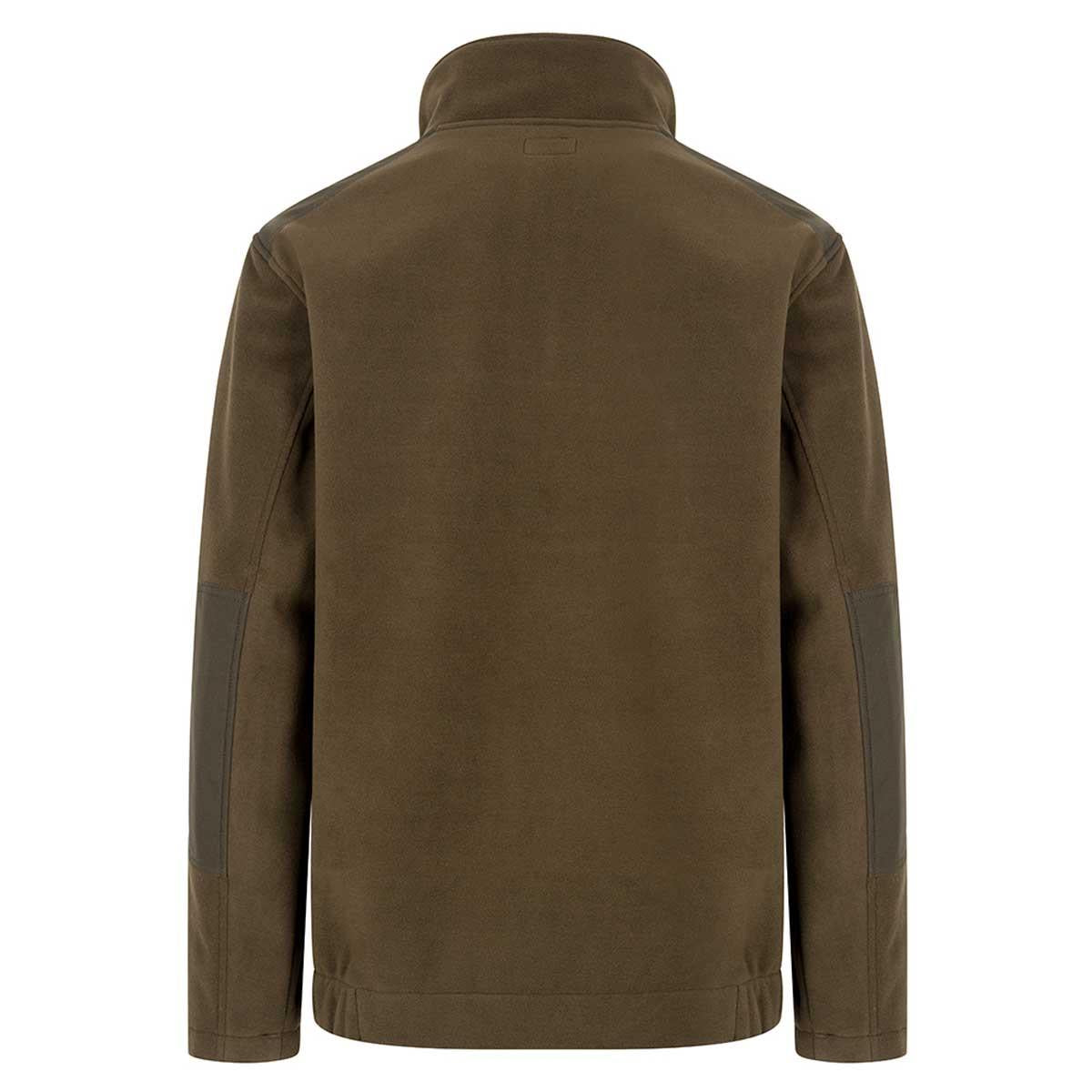Hoggs Of Fife Mens Green King II 1/4 Zip Bonded Fleece