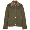 Green Barbour Womens Emilia Quilt Jacket