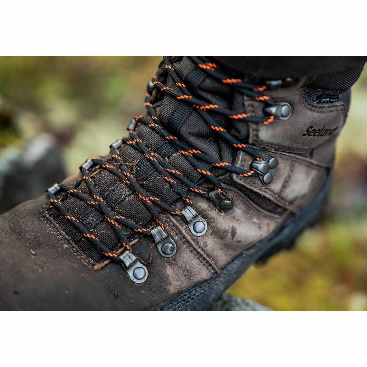 Dark Brown Seeland Mens Enduro Tracker High Boots Lifestyle Detail