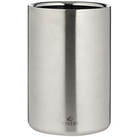 Viners Barware 1.3L Silver Double Wall Wine Cooler