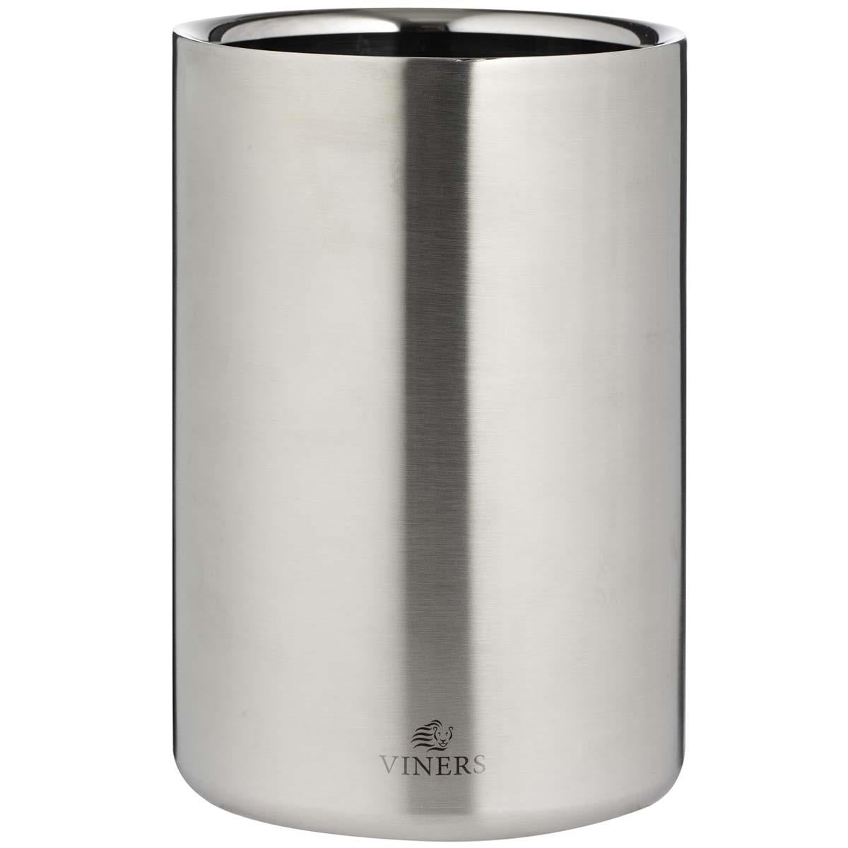 Viners Barware 1.3L Silver Double Wall Wine Cooler