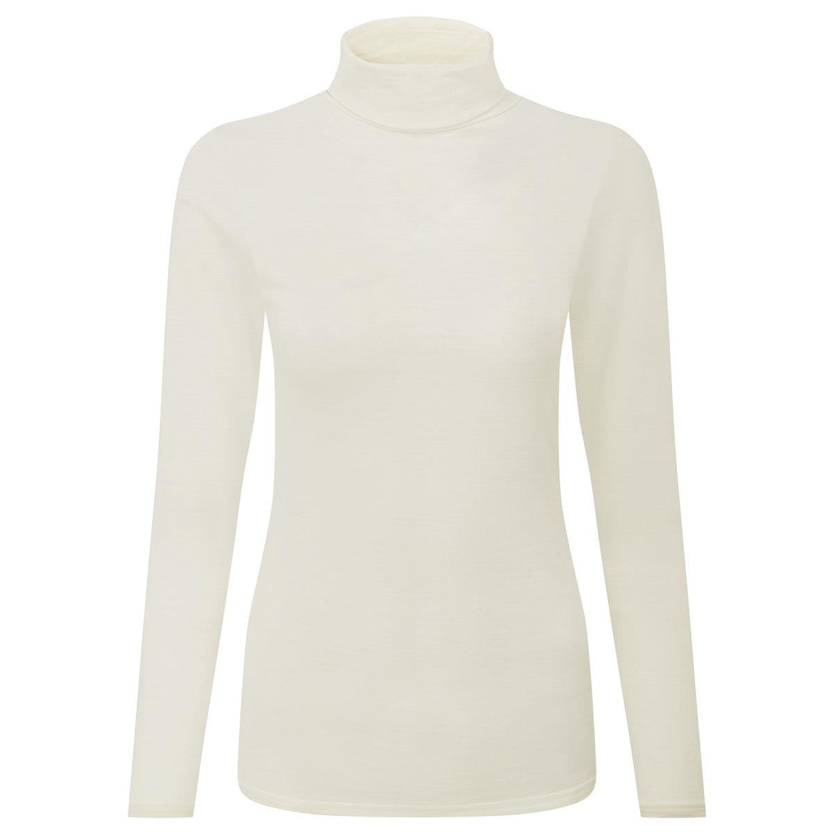 Soft White Schoffel Womens Malton Merino Top