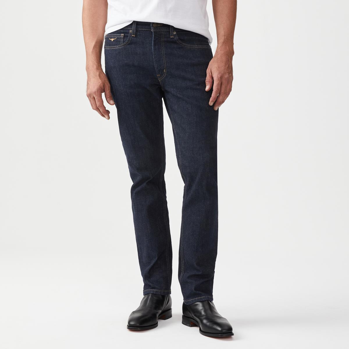 Indigo Rinse Wash R.M. Williams Mens Ramco Denim Jeans Lifestyle
