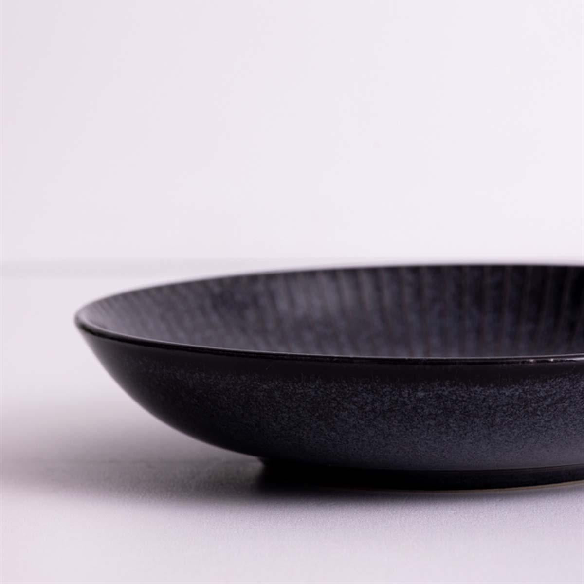 BLACK Mason Cash Reactive Linear Pasta Bowl LS