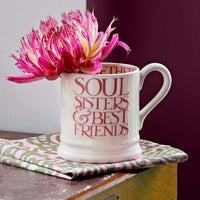 Emma Bridgewater Pink Toast Soul Sisters Half Pint Mug