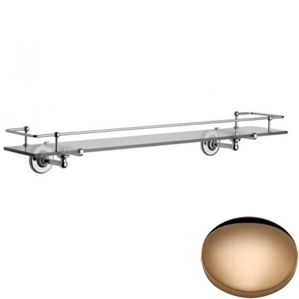 Samuel Heath Antique Glass Shelf With Lifting Rail N4313