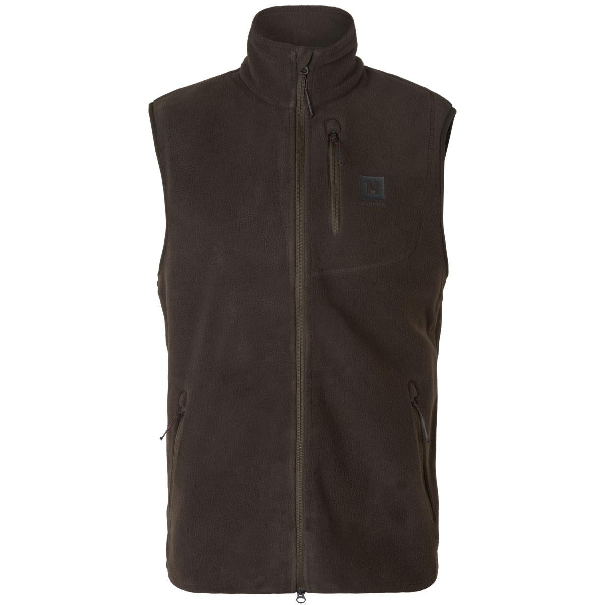 Shadow Brown Harkila Mens Aspire Fleece Waistcoat