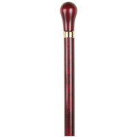 Bisley Turned Maple Tippling Stick With Flask