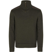 Grizzly Brown Seeland Mens Haze Windbreaker Knit Jumper
