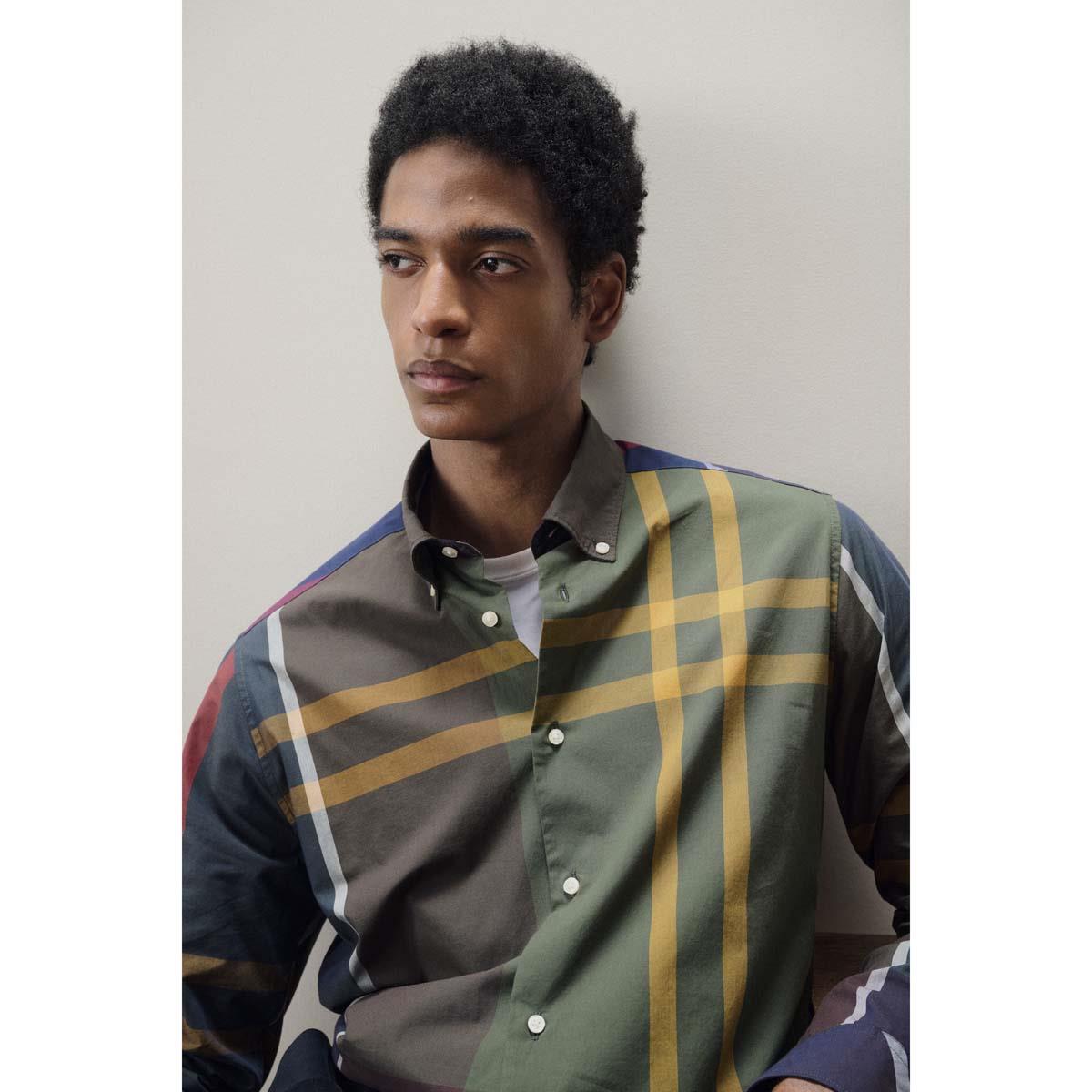 Barbour Mens Oversized Tartan Dunoon Tailored Shirt