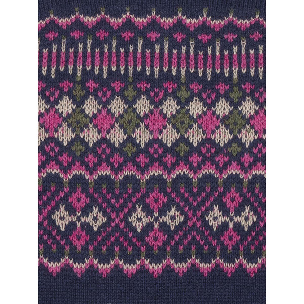Hoggs Of Fife Jura Ladies Fair Isle Crew Neck Pullover