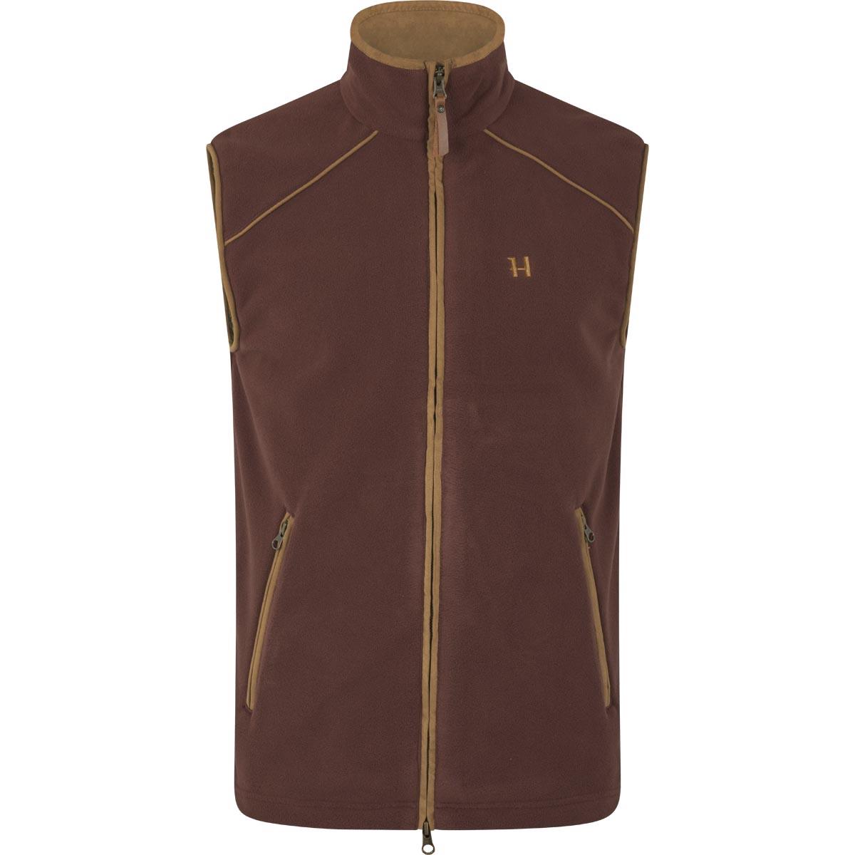 Burgundy Harkila Mens Sandhem 200 Waistcoat