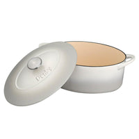 Denby Natural Canvas 28cm Iron Oval Casserole Dish Open