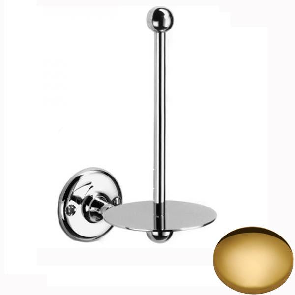 Polished Brass Samuel Heath Curzon Spare Toilet Roll Holder N31