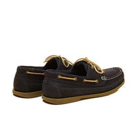 Chatham x Joules Womens Cove Deck Shoe navy back