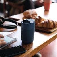 Blue Joseph Joseph Sipp Travel Mug 340ml lifestyle