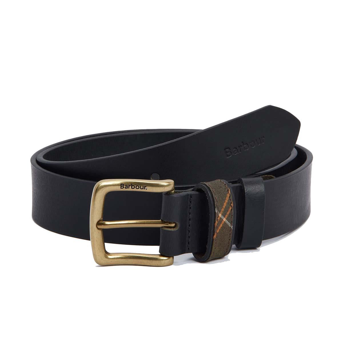 Barbour Mens Esk Leather Belt