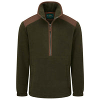 Green Alan Paine Aylsham Mens Half Zip Fleece