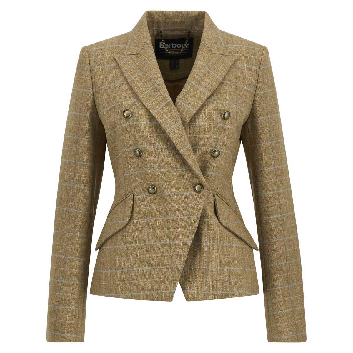 Soft Blue Barbour Womens Wisteria Tailored Blazer