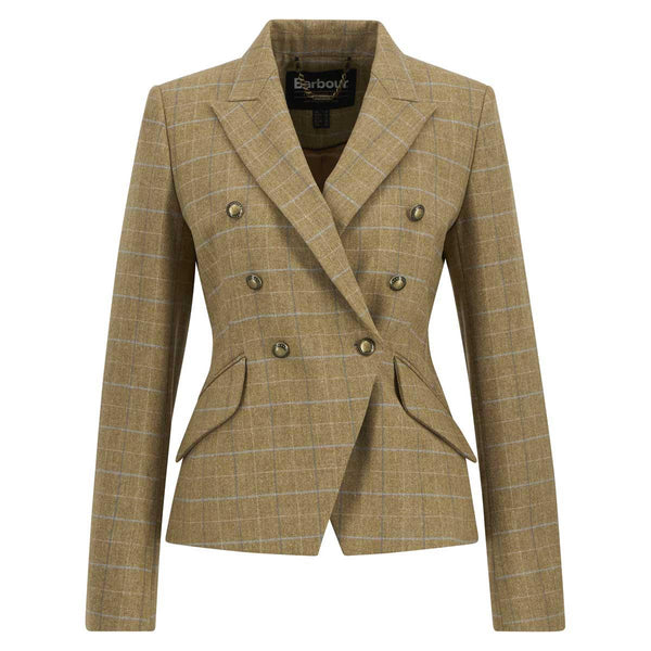 Soft Blue Barbour Womens Wisteria Tailored Blazer