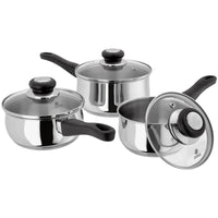 Judge Vista 3 Piece Saucepan Set 14cm, 16cm, 18cm