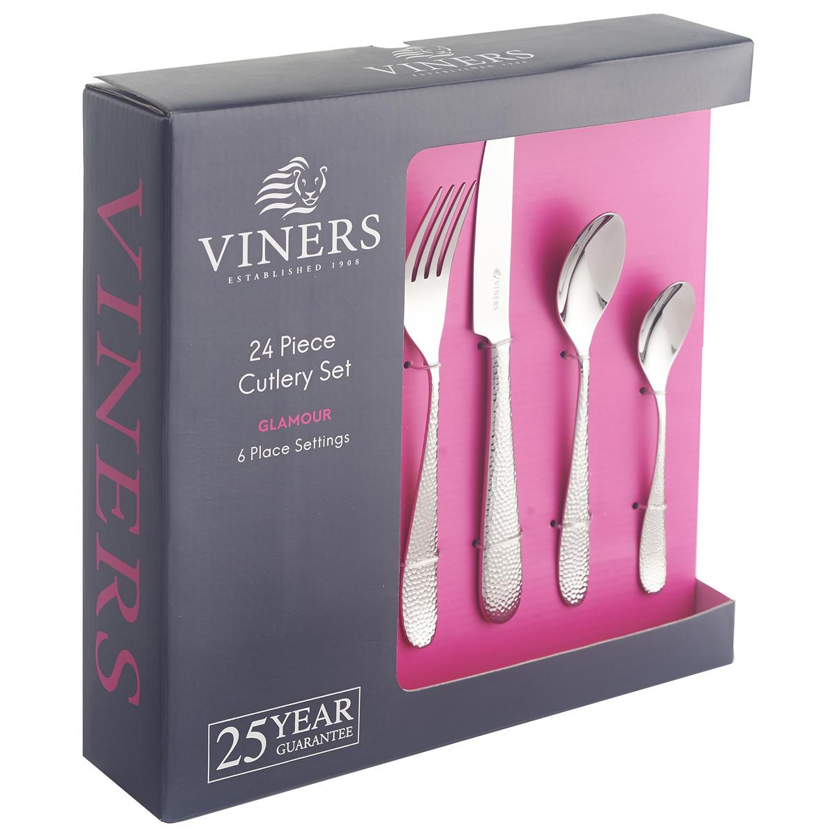 Viners Glamour 24 Piece Cutlery Set Boxed