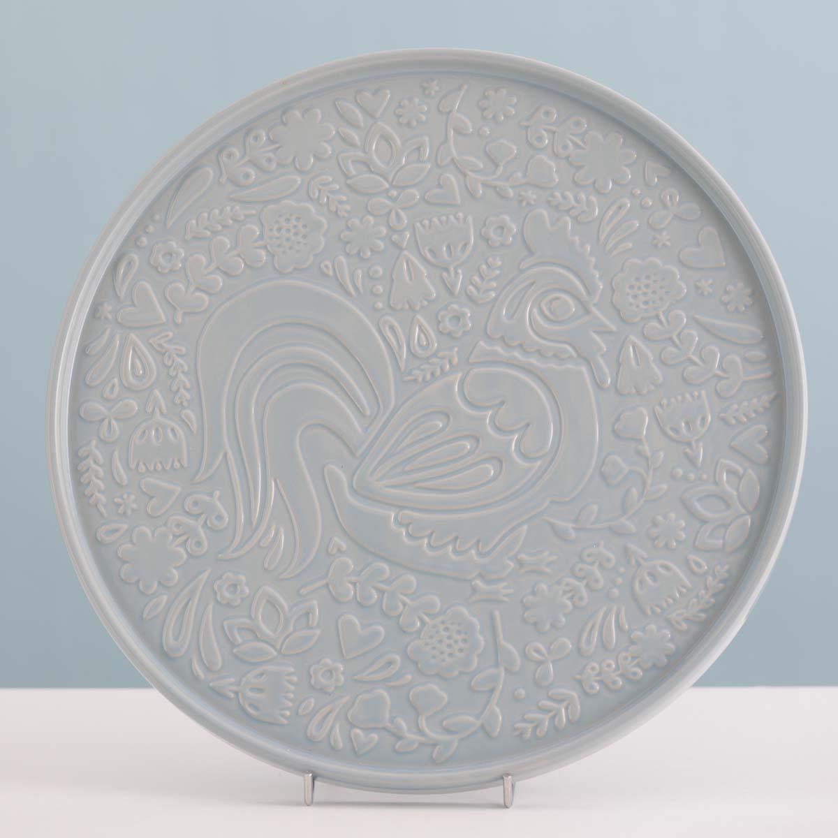 Mason Cash Home To Roost Round Platter