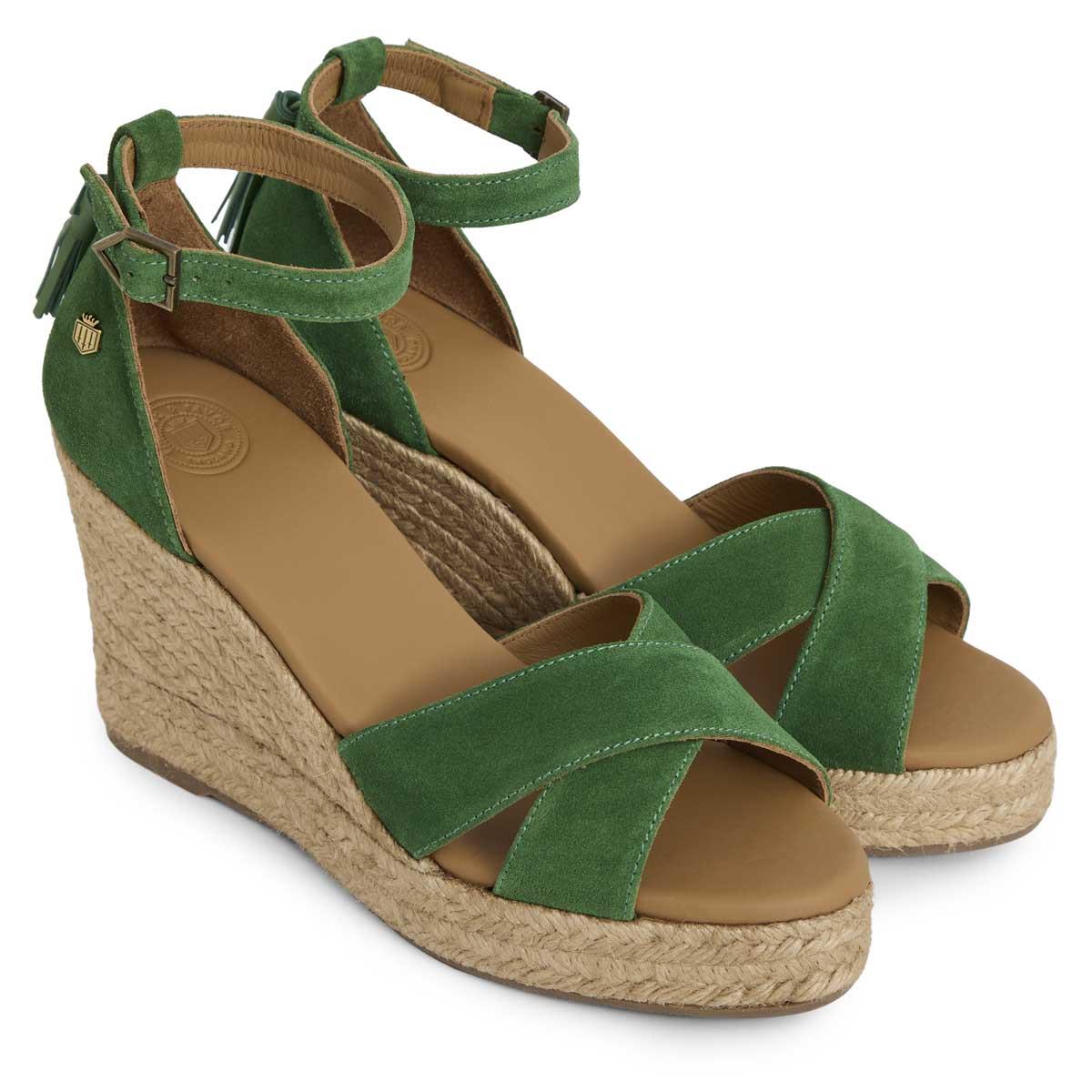 Fairfax & Favor Womens Valencia Wedge Sandal