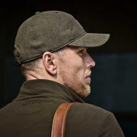 Grape Leaf Harkila Mens Corduroy Cap On Model