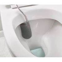 Grey/White Joseph Joseph Flex Lite Toilet Brush Cleaning