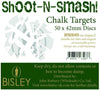 Bisley Chalk Targets Shoot-N-Smash 42mm (50 Box) BITC4250