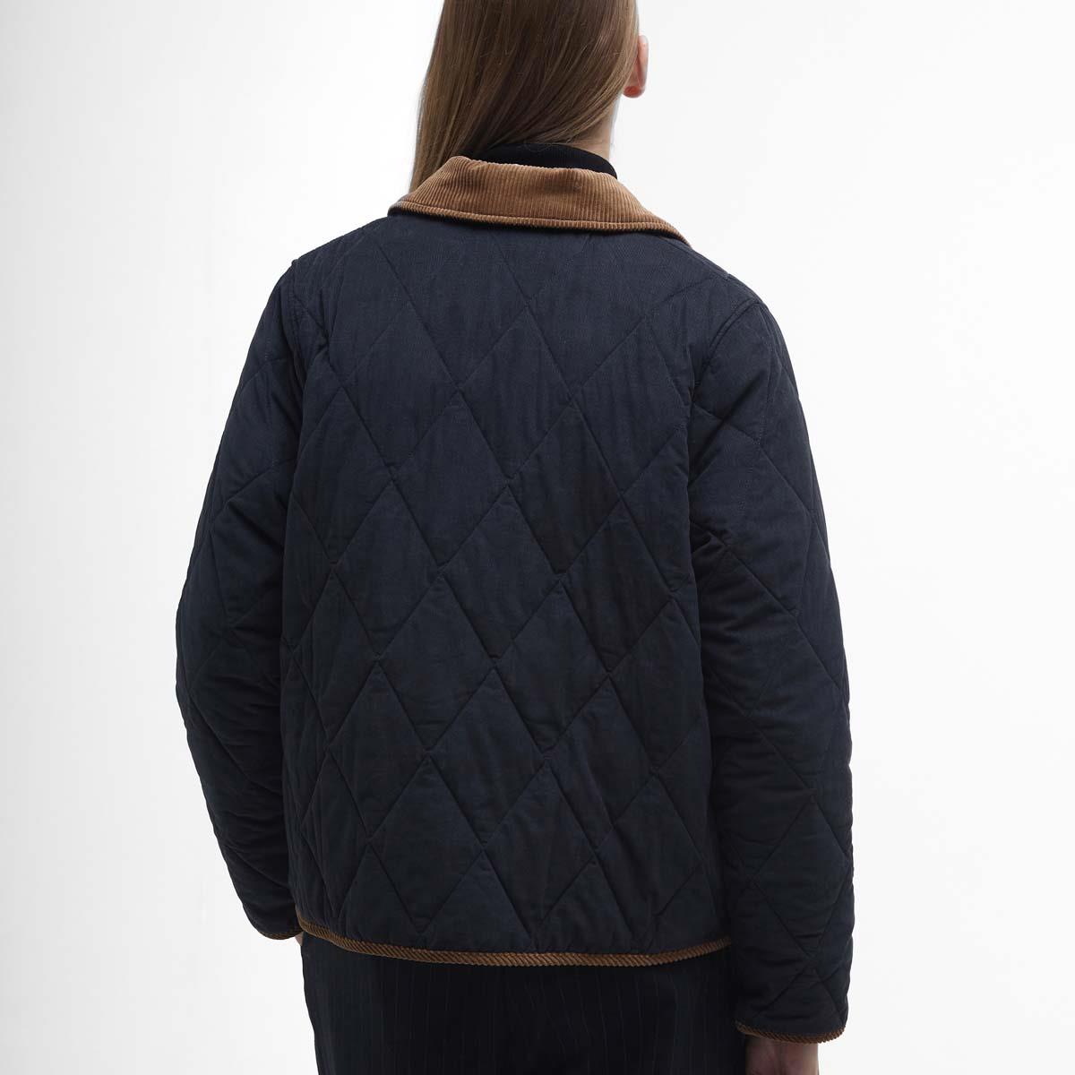 Barbour Womens Emilia Quilt Jacket Model Back