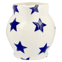 Emma Bridgewater Blue Star Half Pint Jug Side View