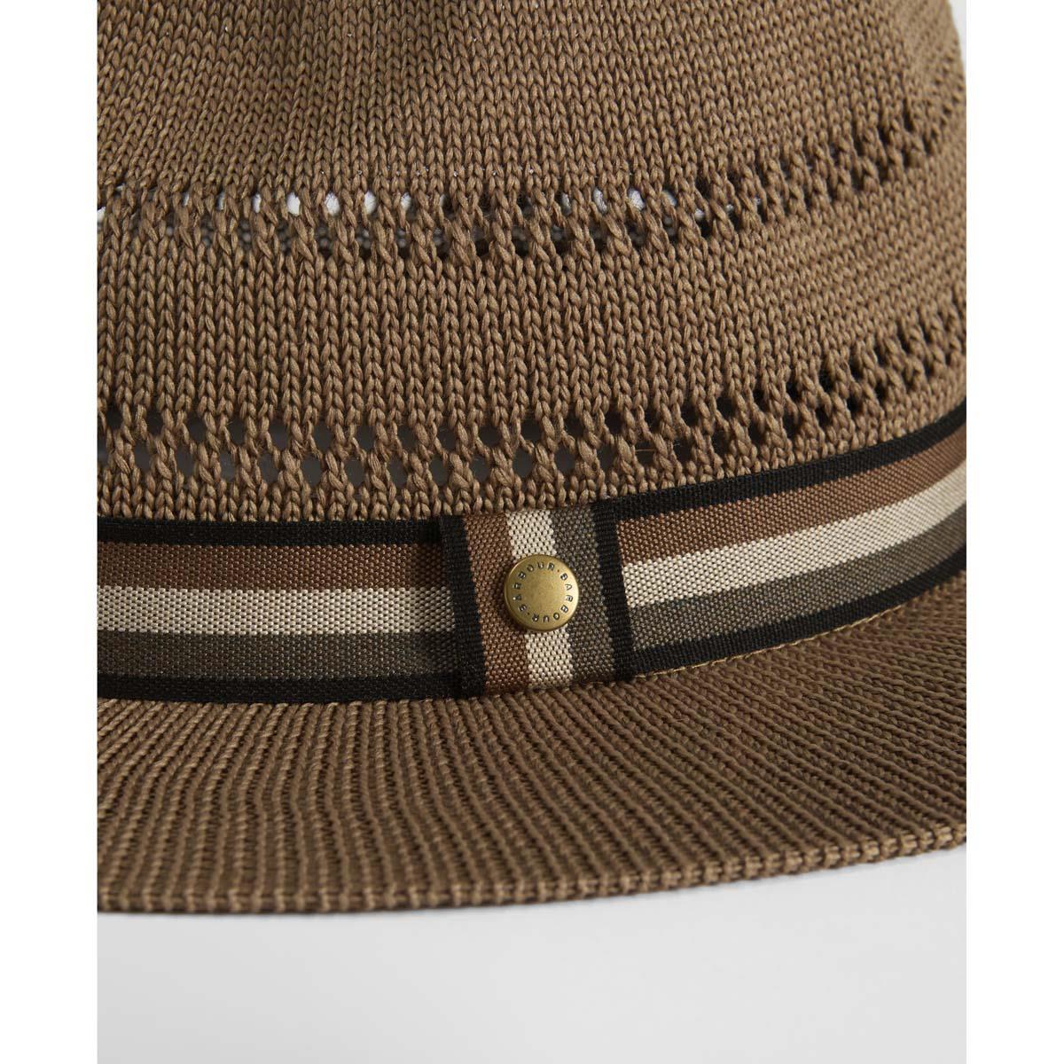 Dark Tan Barbour Mens Whitfield Summer Hat Band