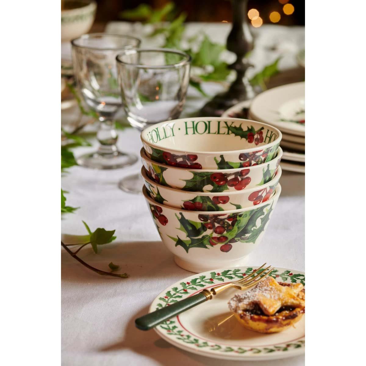 Emma Bridgewater Christmas Holly Small Old Bowl