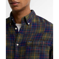 Classic Tartan Barbour Mens Sault Tailored Tartan Shirt Chest