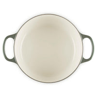 Thyme Le Creuset Signature Cast Iron Noel Round Casserole 24cm Interior