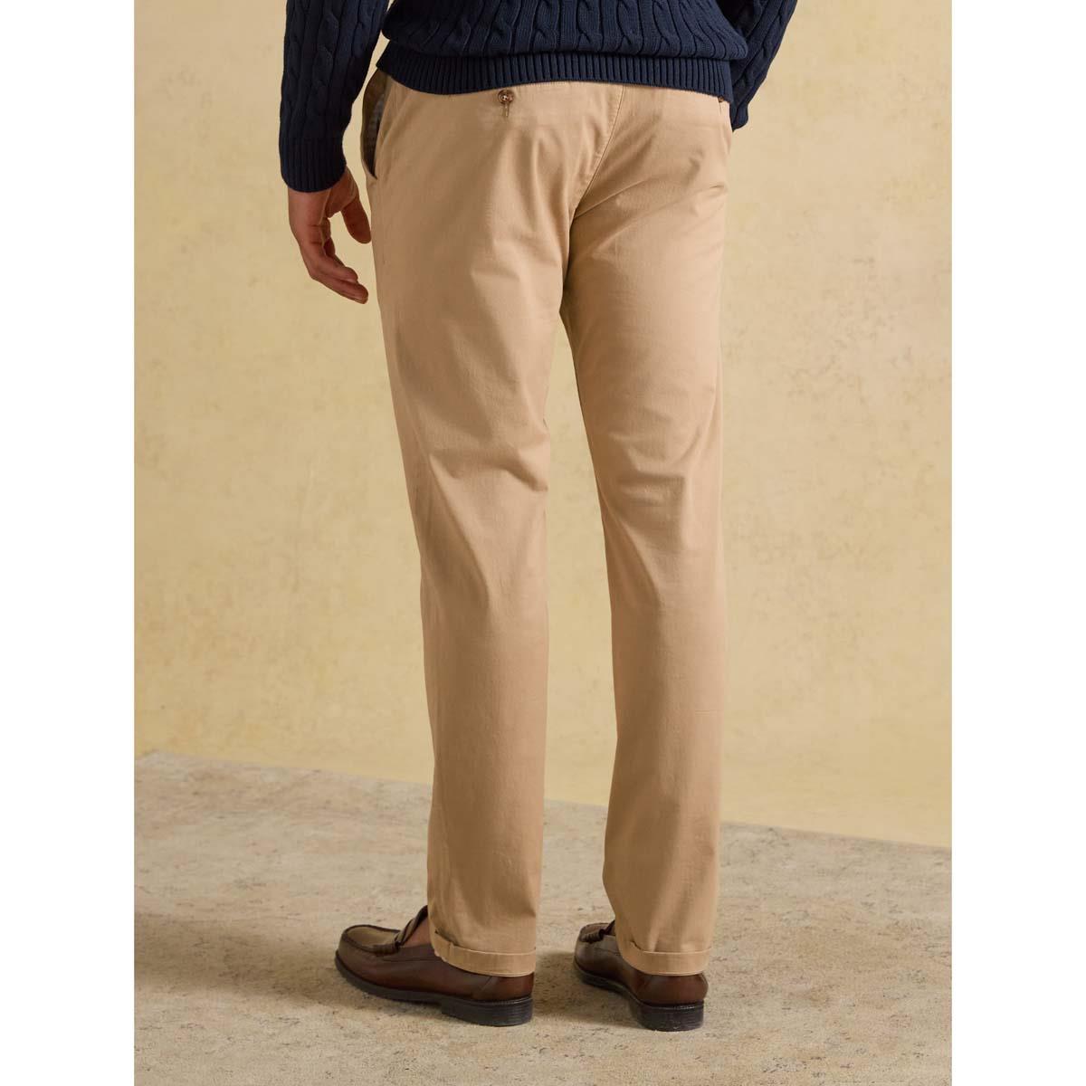 Tan Joules Mens Classic Chino Trousers Back