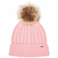 Dusky Rose Dubarry Womens Forester Knitted Bobble Hat