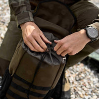 Hunting Green Harkila Forest Hunter 12L Backpack Fastening Detail