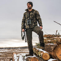 Light Pine/Invis Green Seeland Mens Rogue Reversible Fleece Lifestyle