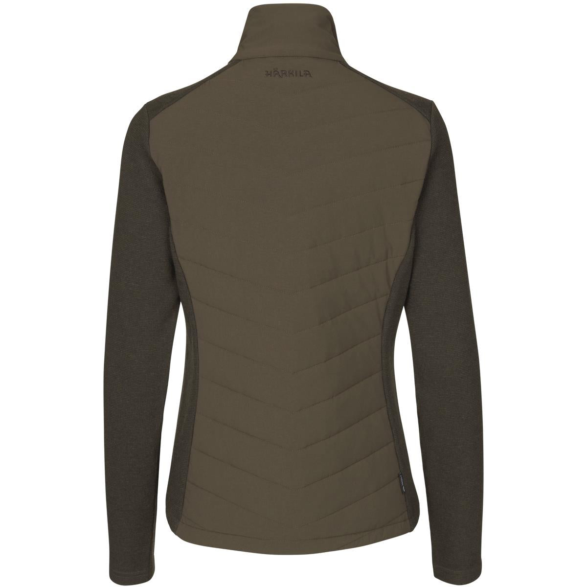 Willow Green Harkila Womens Sandhem Pro Insulated Cardigan Back