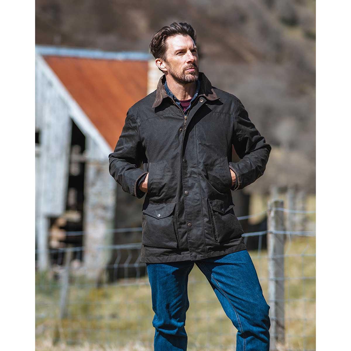 Hoggs Of Fife Mens Caledonia Wax Jacket