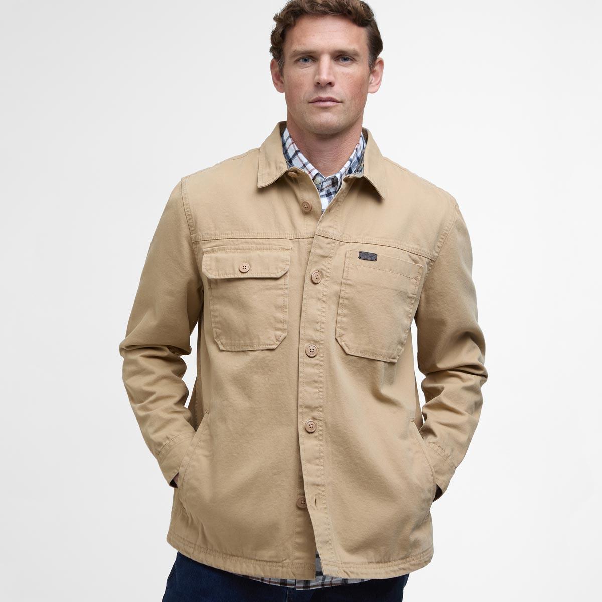 Barbour Mens Lingfield Canvas Overshirt